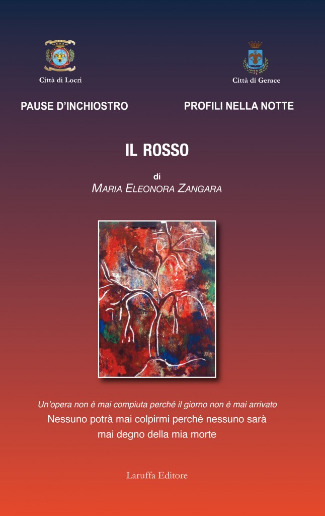 Pause d’inchiostro Profili nella notte IL ROSSO di Maria Eleonora Zangara editore Laruffa