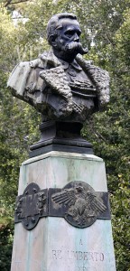 Busto di Re Umberto I - opera di Concesso Barca - Villa Comunale di Reggio Calabria (Foto di L. Vita) 