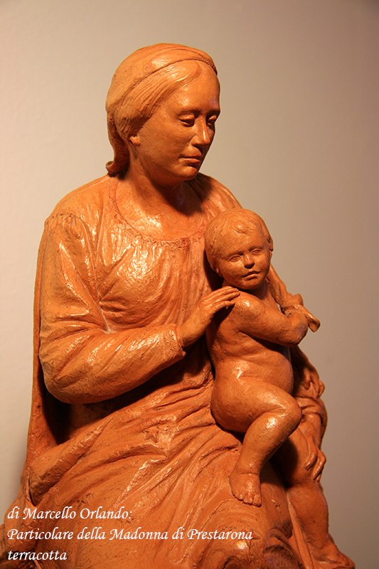 SALVE REGINA tratto da IL PALPITO DELL’ECLISSE  di Maria Eleonora Zangara  Terracotta di Marcello Orlando – foto L. Vita