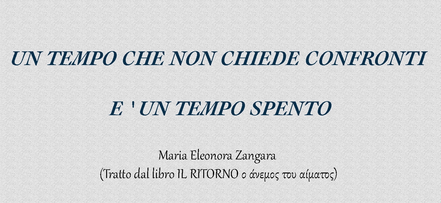 Punti di vista di ..Maria Eleonora Zangara