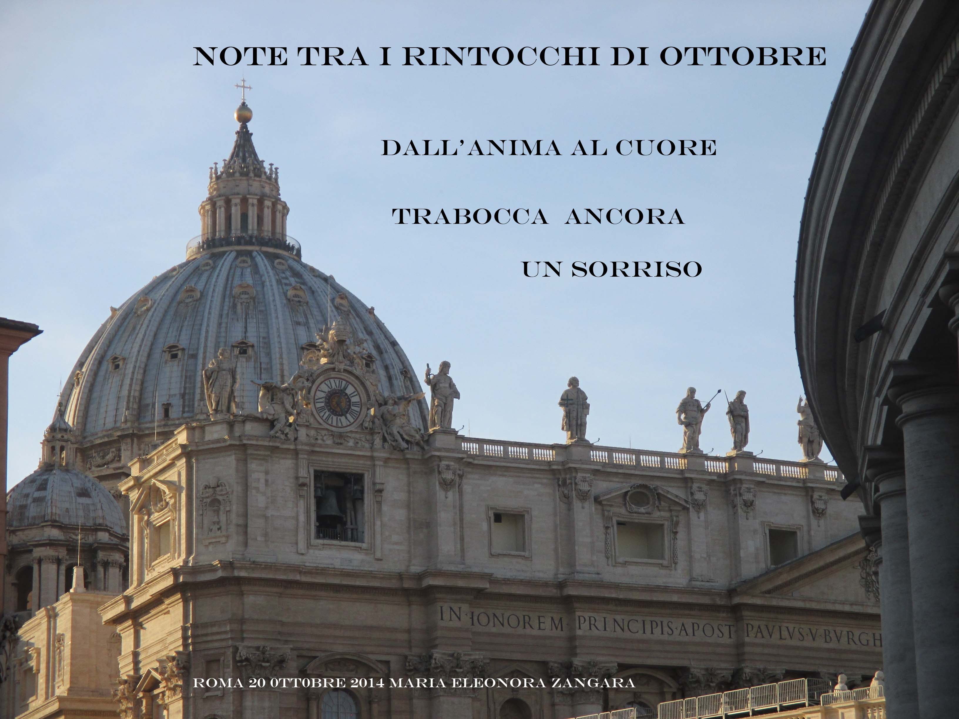 ROMA CAPITALE-LA CUPOLA DI SAN PIETRO-MARIA ELEONORA ZANGARA