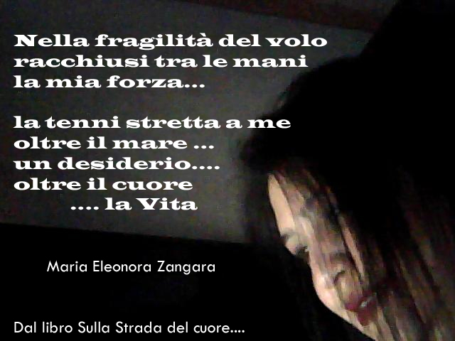 Maria Eleonora Zangara-Sulla strada del cuore “Appunti di un viaggio in delirio”…