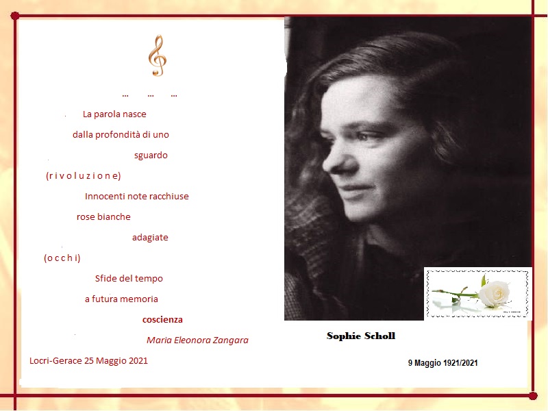 Sophie Scholl-Maria Eleonora Zangara