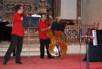 24 agosto 2008  Gerace, Chiesa di San francesco - Associazione Orchestra Provincia di Catanzaro "La Grecìa" NonsoloTango Quartet : Fabio Ditto - violino, Michele Cosso - contrabbasso, Francesco Silvestri - pianoforte,Giovanni Smiroldo – fisarmonica  