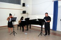 nel Centro Polifunzionale di Agnana Calabra, il 14 agosto 2010 alle ore 21,30 , con il tenore Maurizio Miglioresi, la violinista Stefania Alessi e la pianista Loredana Pelle