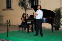 Locri, atrio palazzo comunale, 20 luglio 2007, ore 21,30 - il Baritono, Simone Alberti