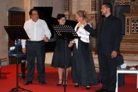 Gerace, 22 settembre 2007 Chiesa di San Francesco ore 21,30 - “La serva padrona” di Giovanni Battista Pergolesi -Uberto, interpretato dal baritono Francesco Di Prima , Serpina , interpretata dal soprano Aurora Tirotta, Vespone interpretato da Bruno Siciliano