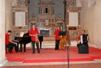 24 agosto 2008  Gerace, Chiesa di San francesco - Associazione Orchestra Provincia di Catanzaro "La Grecìa" NonsoloTango Quartet : Fabio Ditto - violino, Michele Cosso - contrabbasso, Francesco Silvestri - pianoforte,Giovanni Smiroldo – fisarmonica  
