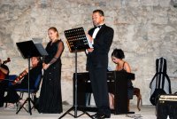 12 agosto 2008 Ardore, Castello Feudale - ERIGHETTA E DON CHILONE, ovvero il malato immaginario. Opera in forma di concerto - Aurora Tirotta, soprano – Francesco Di Prima, baritono - Per la parte musicale: 1 violino, Alessandro Tirotta -  2 violino, Domenica Romeo -  viola, Maria Immacolata Praticò -violoncello, Giovanni Caridi -Piano, Loredana Pelle