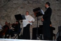 12 agosto 2008 Ardore, Castello Feudale - ERIGHETTA E DON CHILONE, ovvero il malato immaginario. Opera in forma di concerto - Aurora Tirotta, soprano – Francesco Di Prima, baritono - Per la parte musicale: 1 violino, Alessandro Tirotta -  2 violino, Domenica Romeo -  viola, Maria Immacolata Praticò -violoncello, Giovanni Caridi -Piano, Loredana Pelle