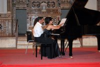 27 agosto 2008 Gerace, Chiesa di San Francesco - DUO PIANISTICO - Loredana Pelle, Vincenzo Le Pera  