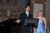 a Gerace, il 24 luglio 2010 alle ore 21,30, nella Chiesa di San Francesco con il soprano Aurora Tirotta ed il baritono Raffaele Facciolà e la pianista Loredana Pelle