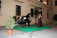 Locri, atrio palazzo comunale, 20 luglio 2007, ore 21,30 -  Il soprano, Arnita Eglite