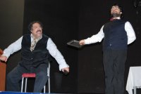 Attori, da sinistra: Bruno Siciliano, Daniele Mangiola