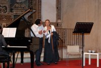 Gerace, 22 settembre 2007 Chiesa di San Francesco ore 21,30 - “La serva padrona” di Giovanni Battista Pergolesi -Uberto, interpretato dal baritono Francesco Di Prima , Serpina , interpretata dal soprano Aurora Tirotta, Vespone interpretato da Bruno Siciliano