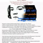 SOPHIE SCHOLL Mail Art locandina divulgativa
