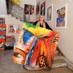 Luigia Granata e alcune delle sue innumerevoli opere